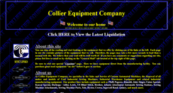 Desktop Screenshot of collierequipment.com