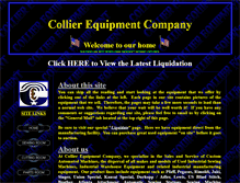 Tablet Screenshot of collierequipment.com